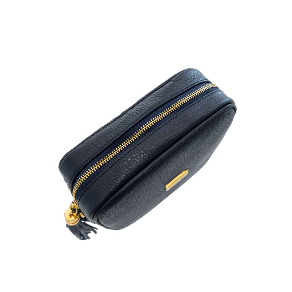 Baldinini Trend Blue Cowhide Crossbody Bag | Regal Royce