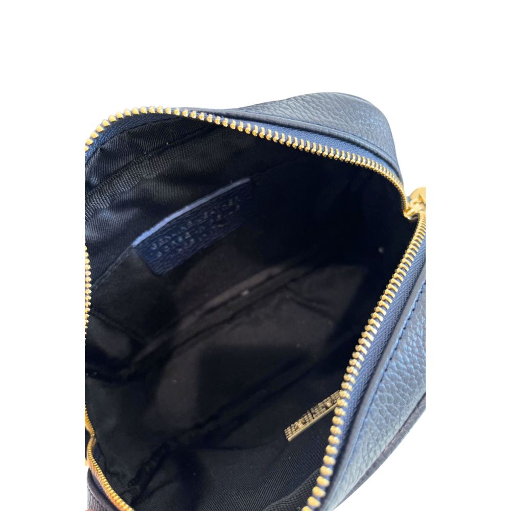 Baldinini Trend Blue Cowhide Crossbody Bag | Regal Royce