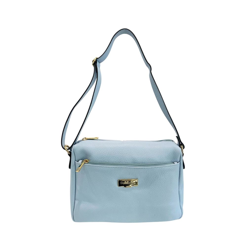Baldinini Trend Blue Cowhide Crossbody Bag | Regal Royce