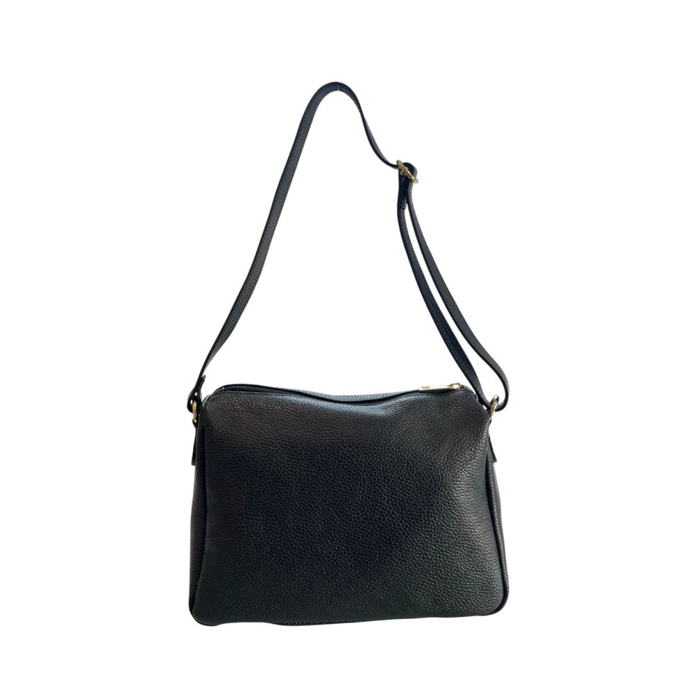 Baldinini Trend Black Cowhide Crossbody Bag | Regal Royce