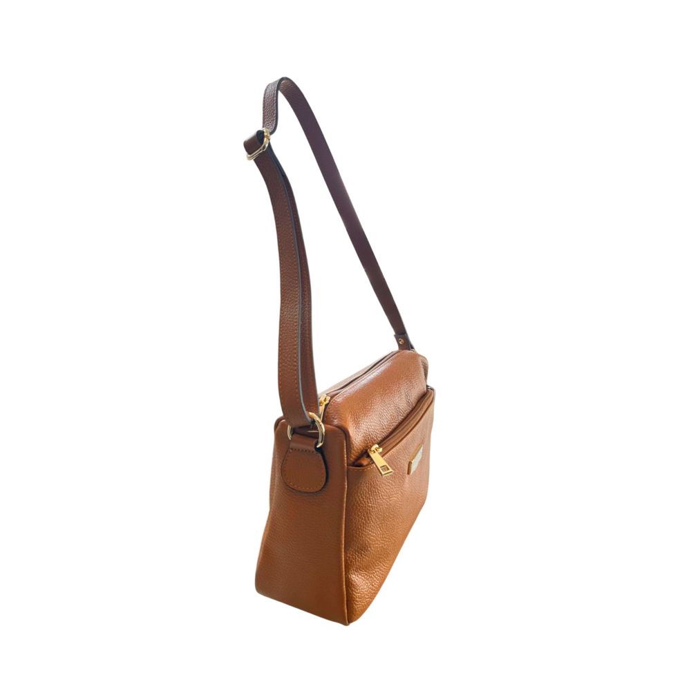 Baldinini Trend Brown Cowhide Crossbody Bag | Regal Royce