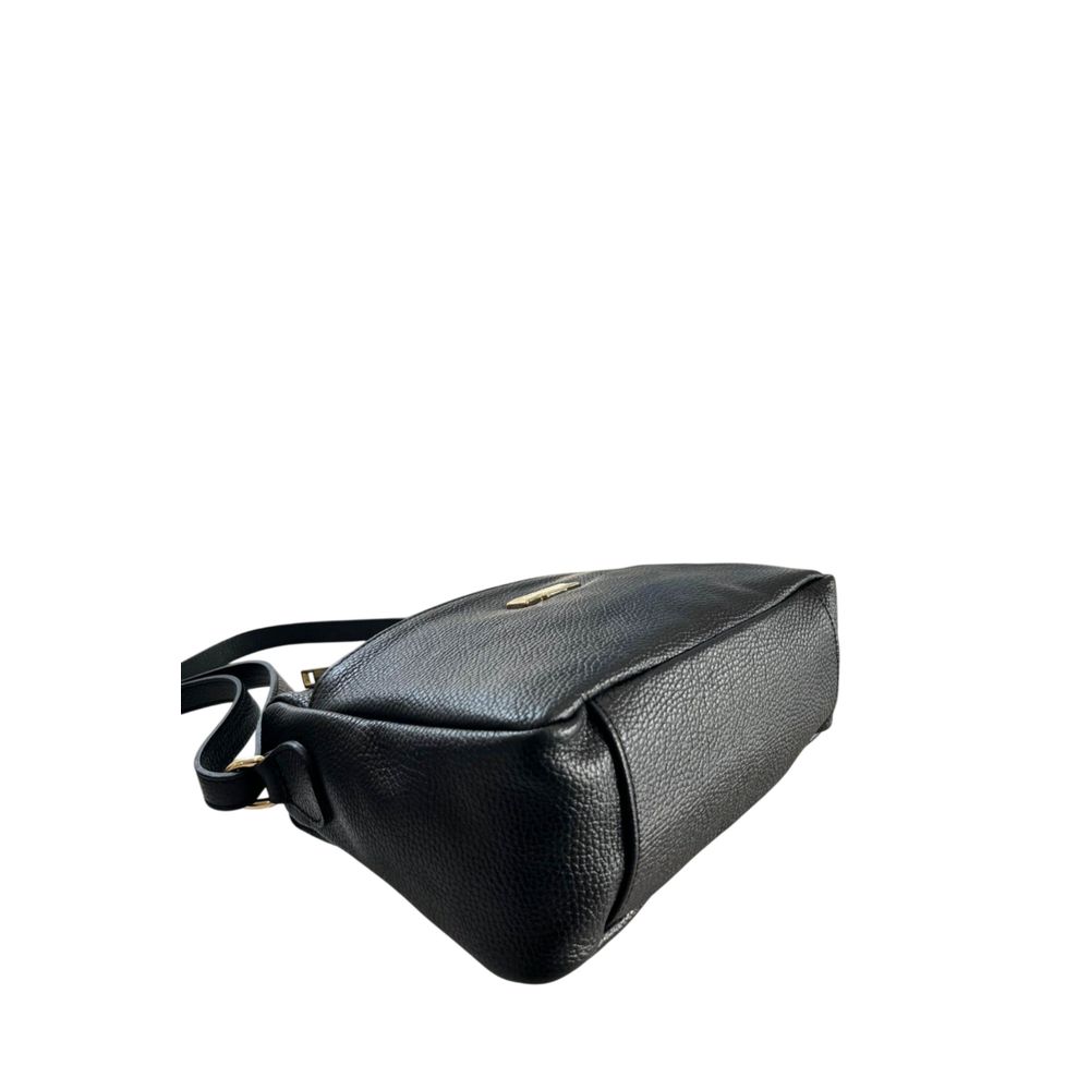 Baldinini Trend Black Cowhide Crossbody Bag | Regal Royce