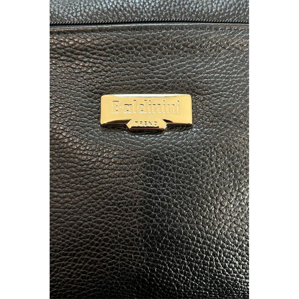 Baldinini Trend Black Cowhide Crossbody Bag | Regal Royce