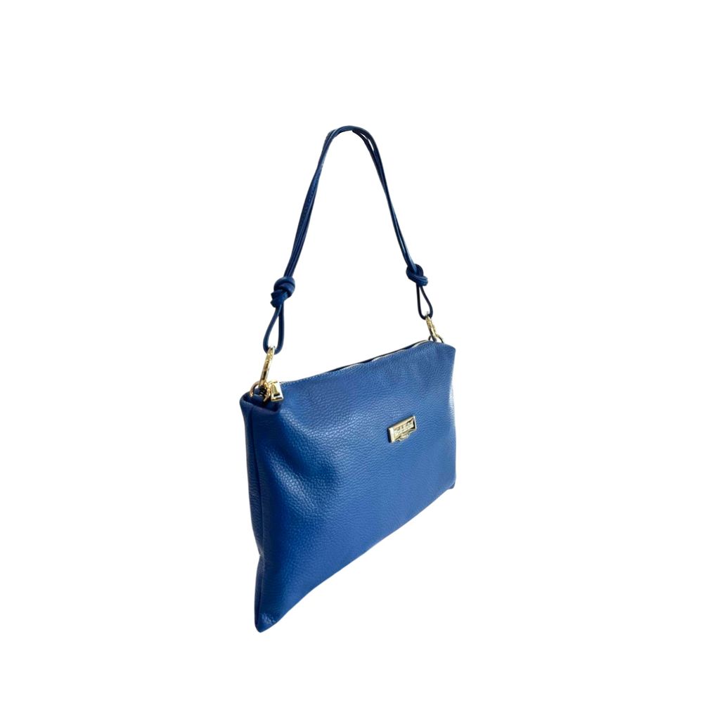 Baldinini Trend Blue Cowhide Clutch Bag | Regal Royce