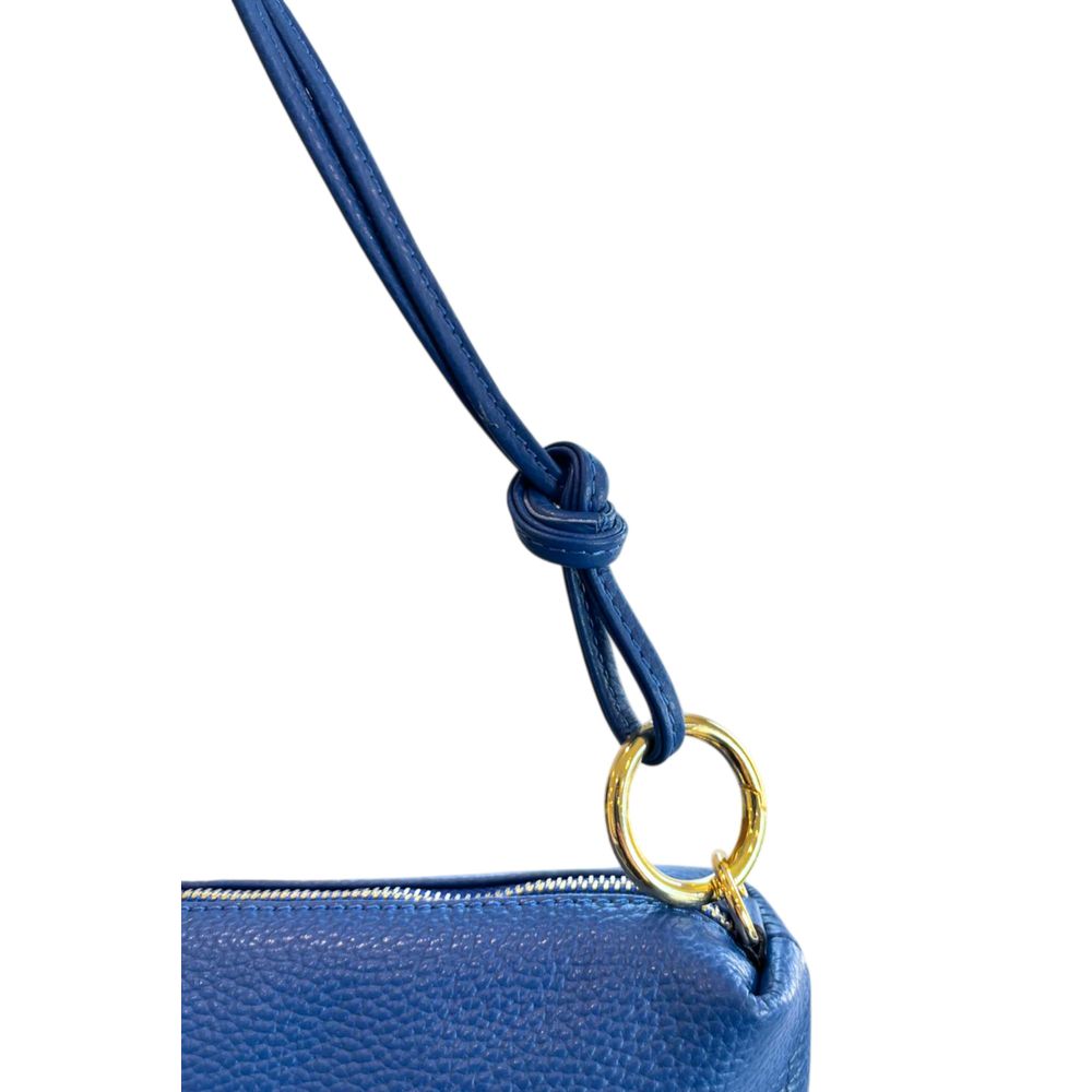 Baldinini Trend Blue Cowhide Clutch Bag | Regal Royce