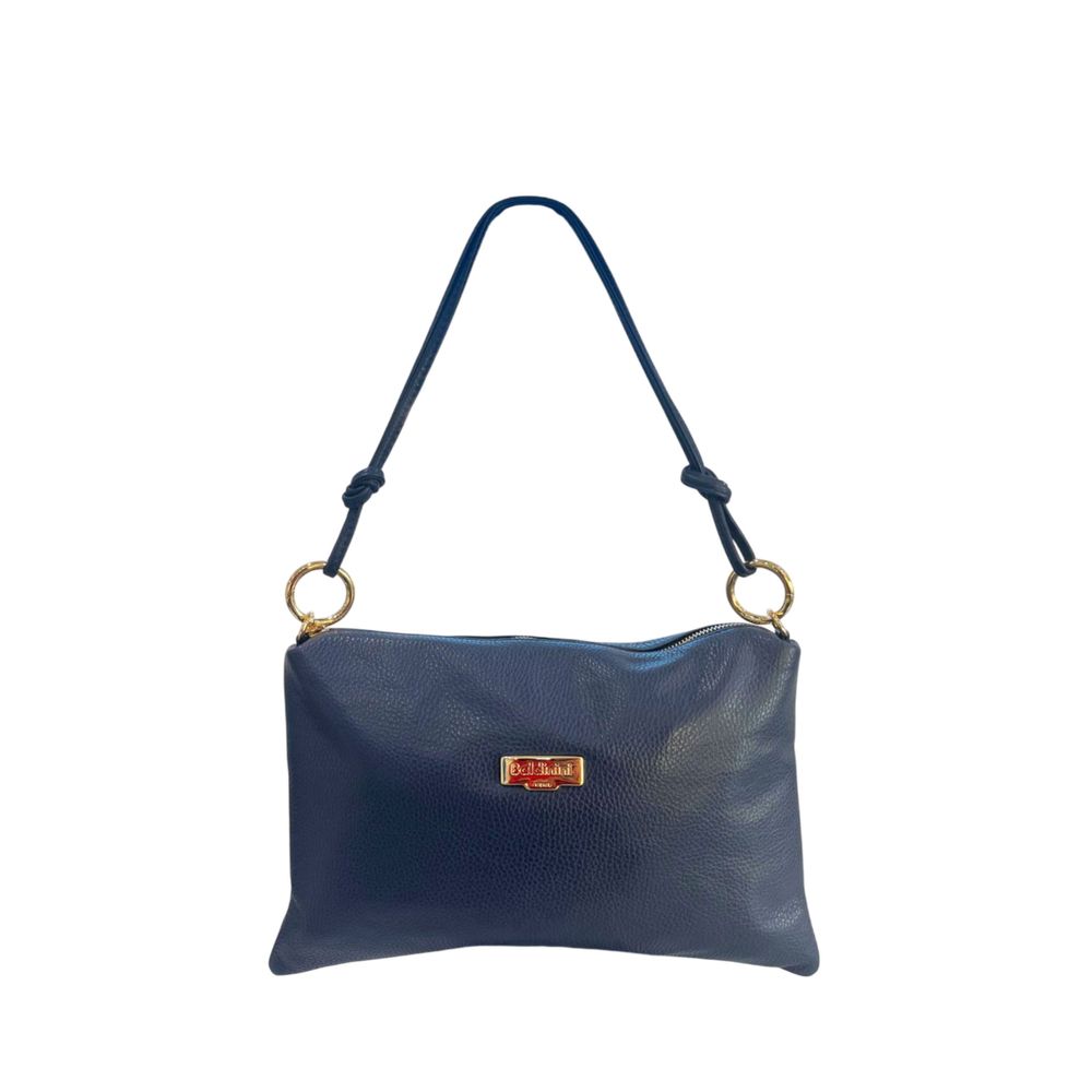 Baldinini Trend Blue Cowhide Clutch Bag | Regal Royce