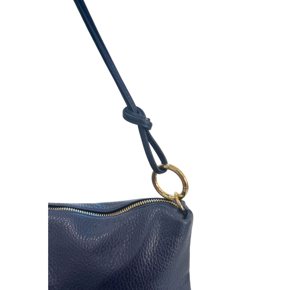 Baldinini Trend Blue Cowhide Clutch Bag | Regal Royce