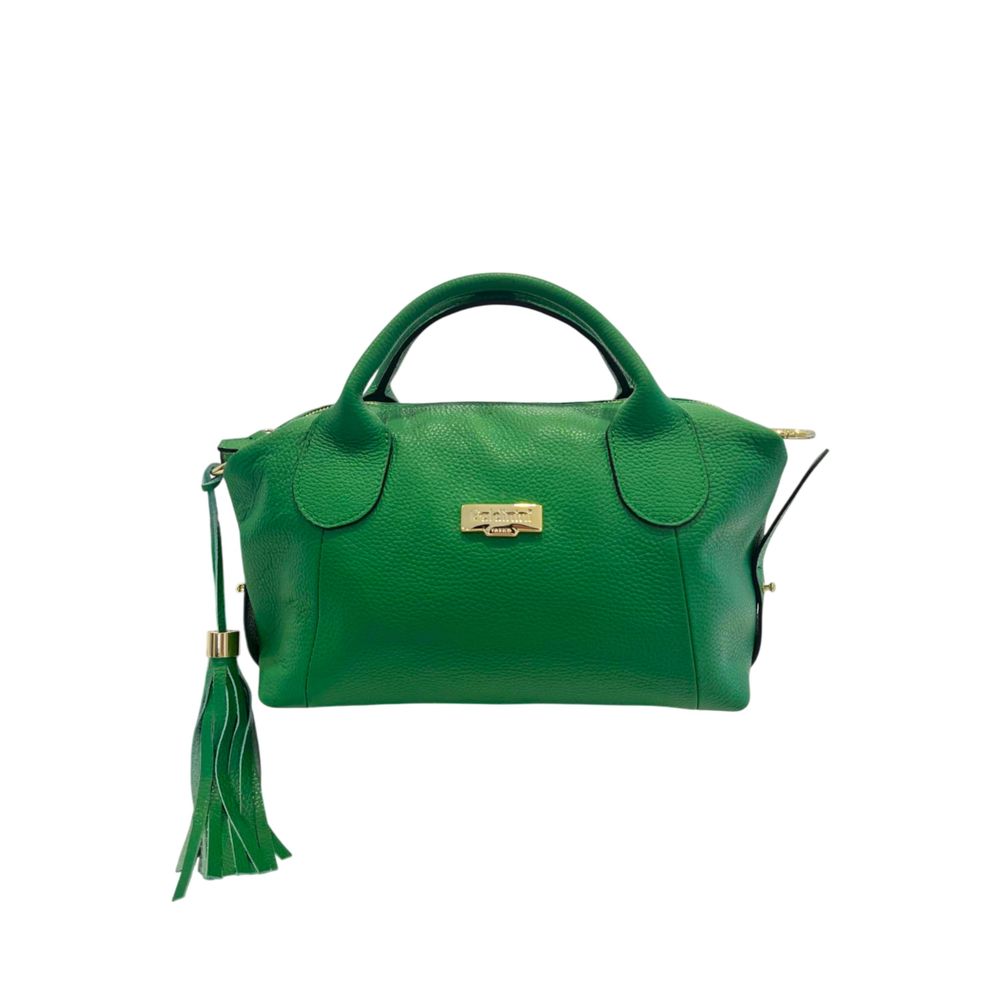 Baldinini Trend Green Leather Women Handbag | Regal Royce
