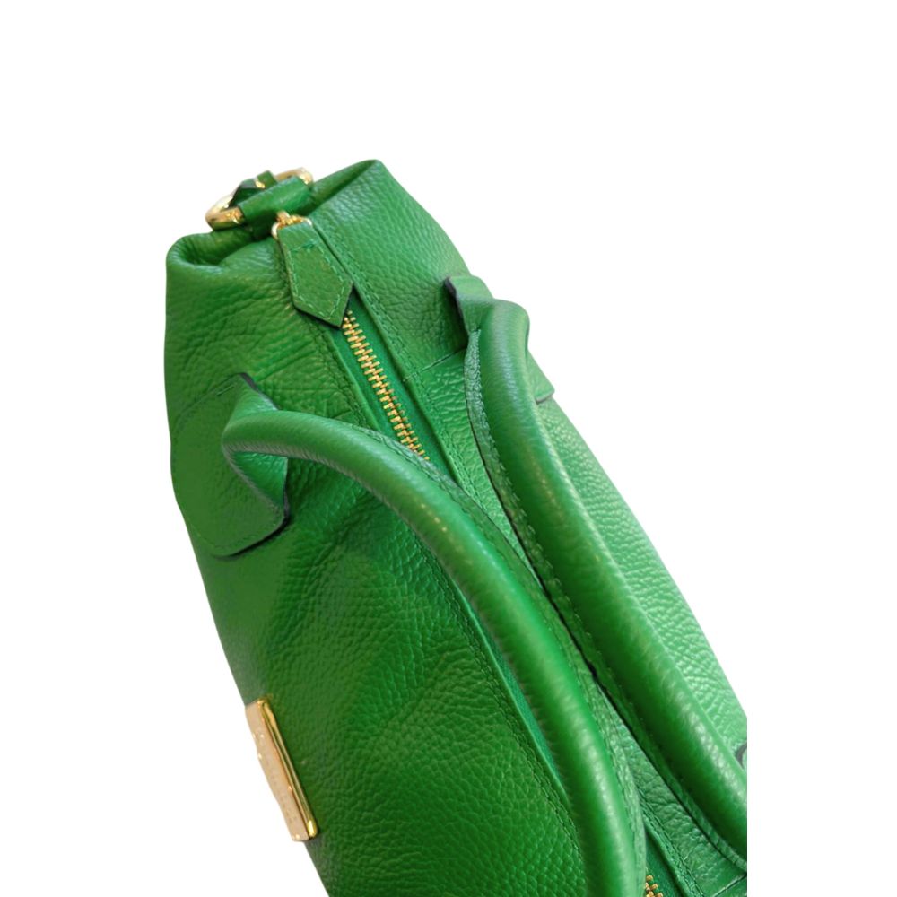 Baldinini Trend Green Leather Women Handbag | Regal Royce