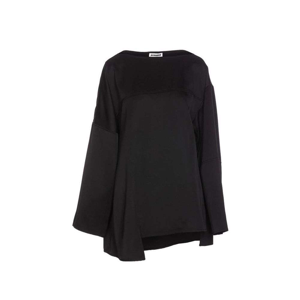 Jil Sander Black Silk Blouse | Regal Royce