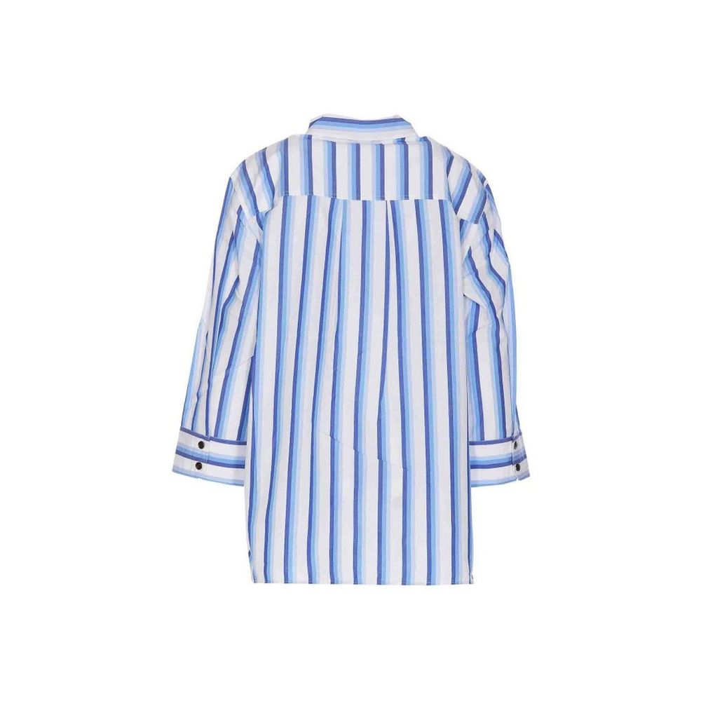 Ganni Blue Cotton Shirt | Regal Royce