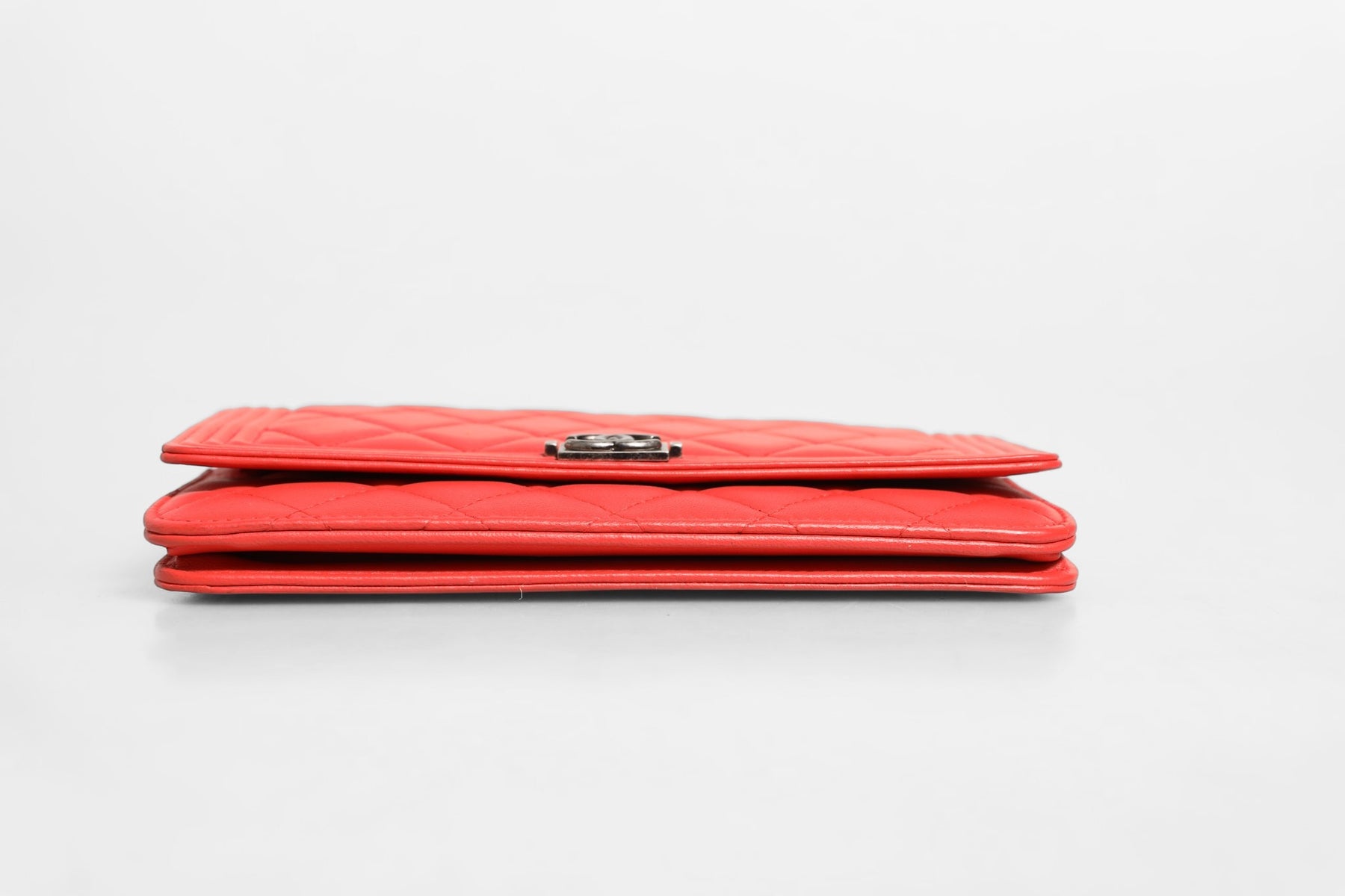 Chanel Boy Wallet on Chain Red Lambskin | Regal Royce