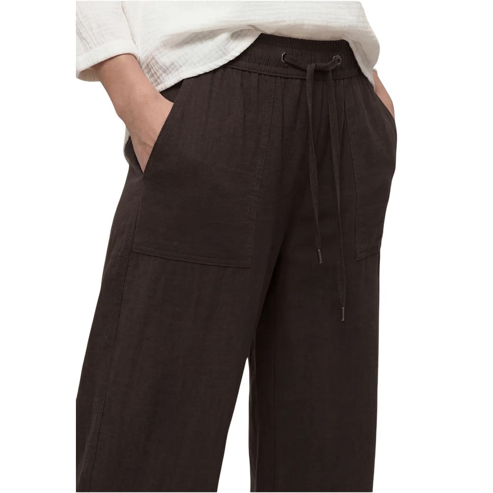 Street One Brown Viscose Casual Pants | Regal Royce