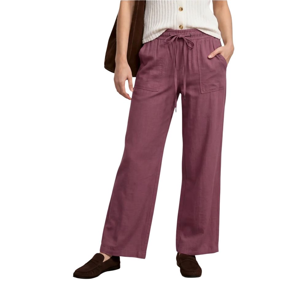 Street One Pink Viscose Casual Pants | Regal Royce