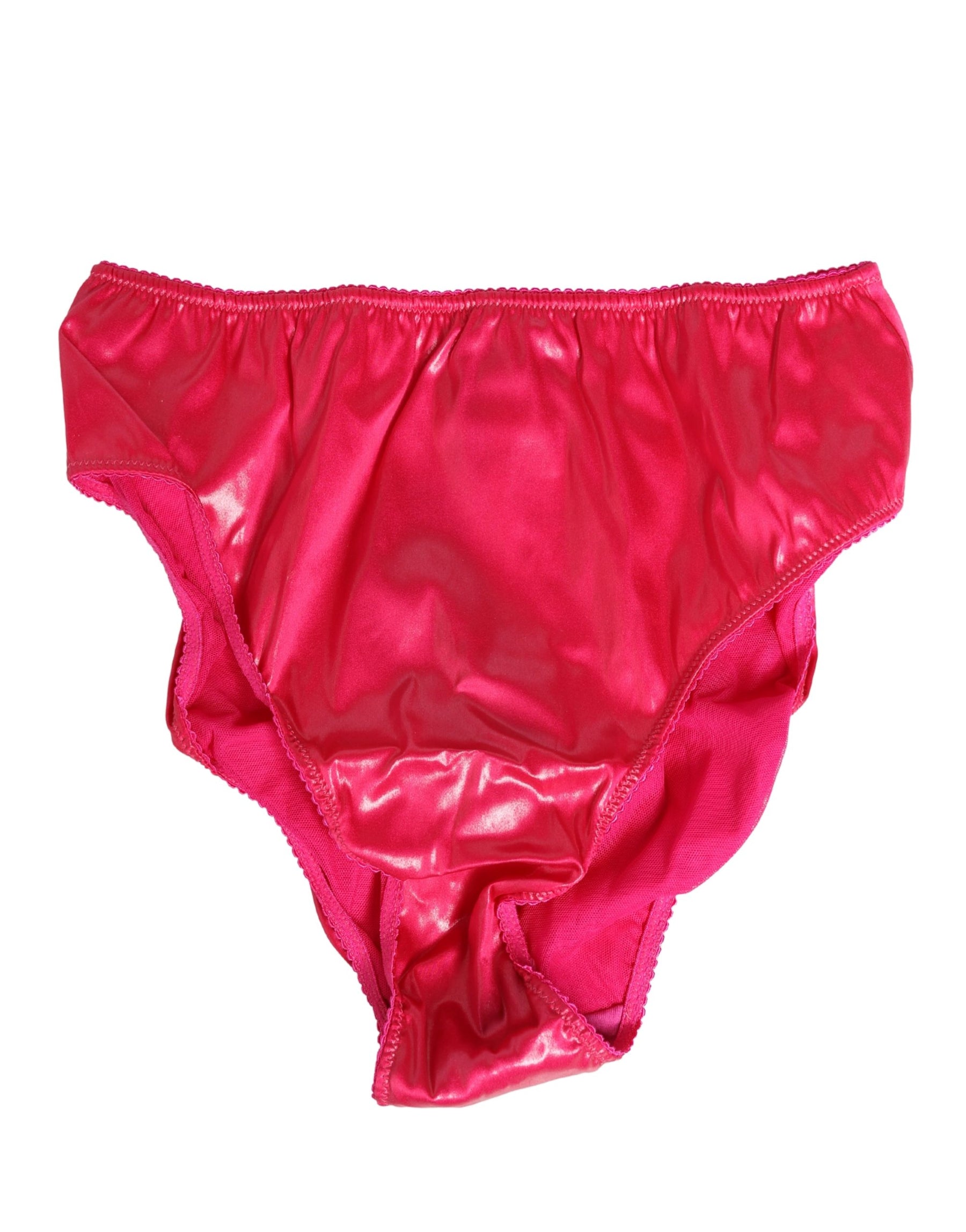 Dolce & Gabbana Pink Silk Satin Slip Girdle Panty Underwear | Regal Royce