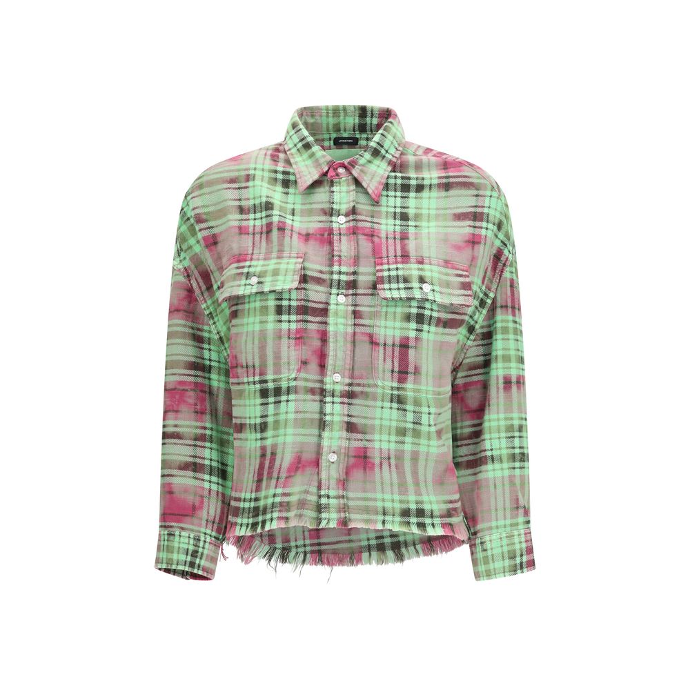 R13 Bicolor Cotton Pattern Shirt | Regal Royce