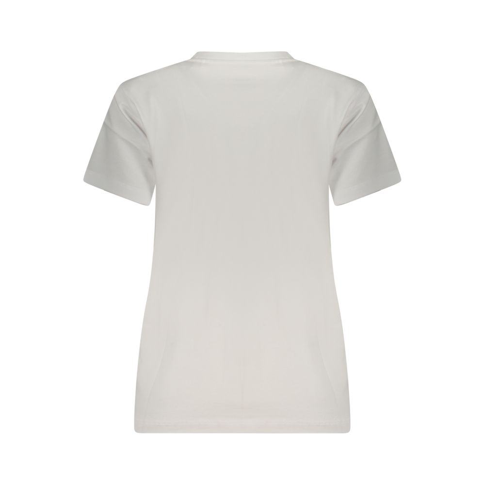 Guess Jeans White Cotton Women T-Shirt | Regal Royce