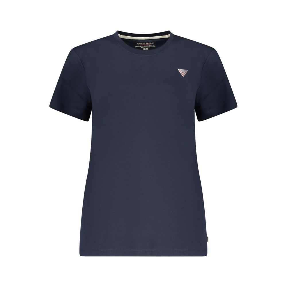 Guess Jeans Blue Cotton Women's T-Shirt | Regal Royce