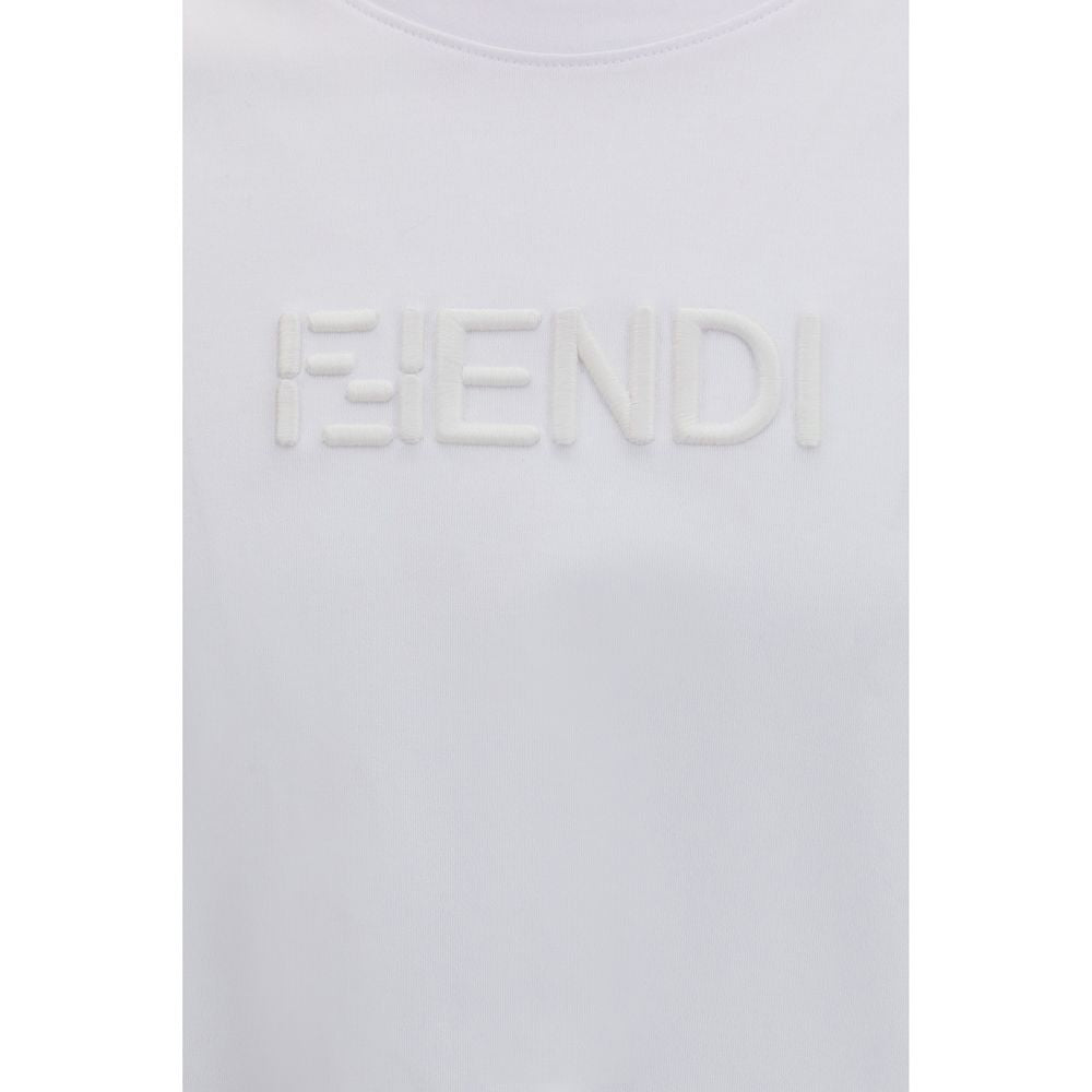 Fendi White Cotton T-Shirt | Regal Royce