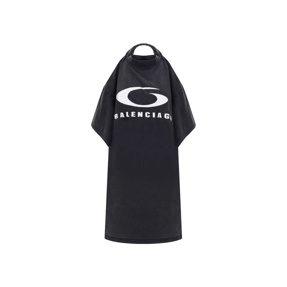 Balenciaga Black Cotton Casual Dress | Regal Royce