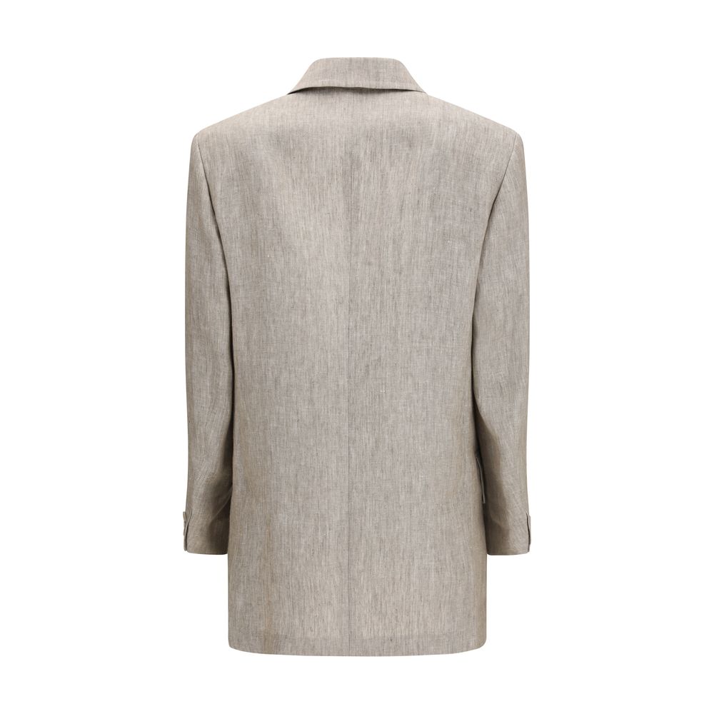 Max Mara Beige Linen Blazer | Regal Royce