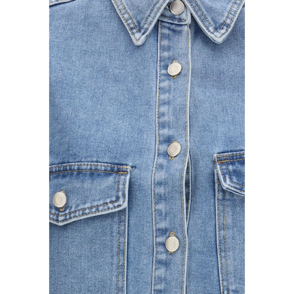 Ella Blue Cotton Denim Jacket | Regal Royce