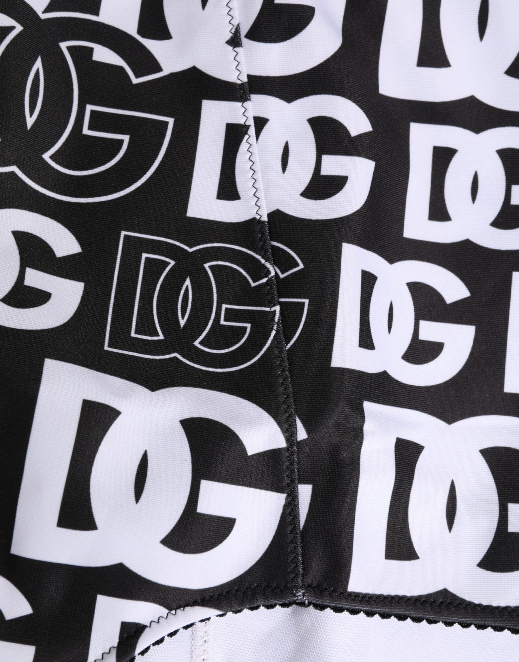 Dolce & Gabbana Black White DG Logo Waistband Girdle Underwear | Regal Royce