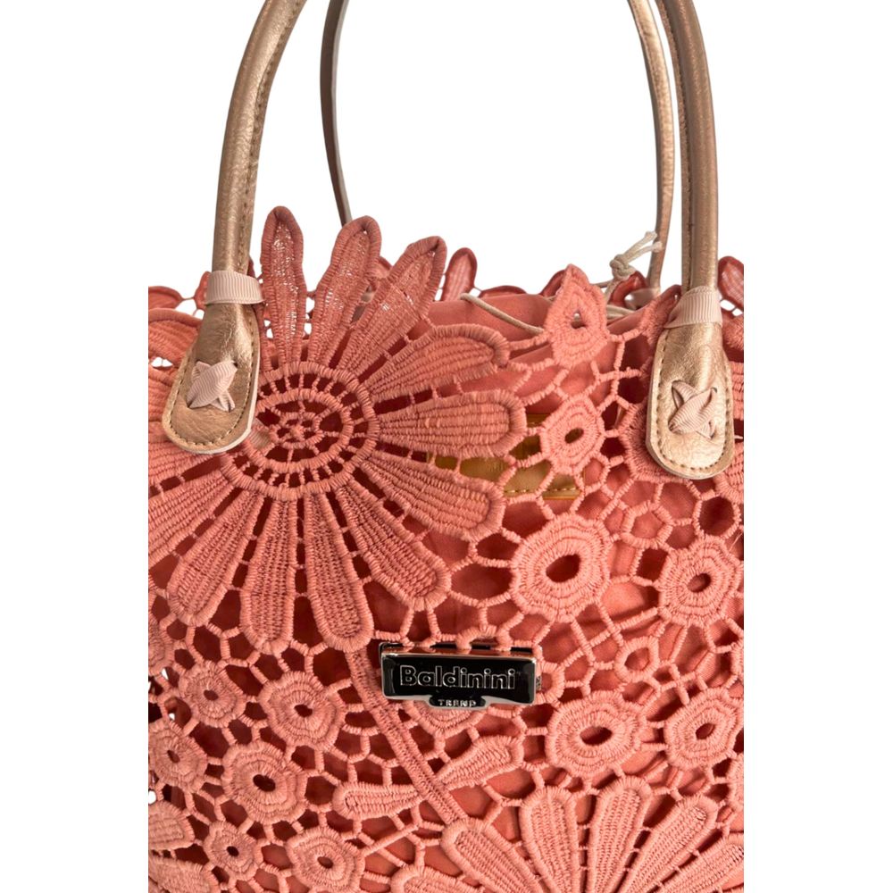 Baldinini Trend Pink PU Women Handbag | Regal Royce