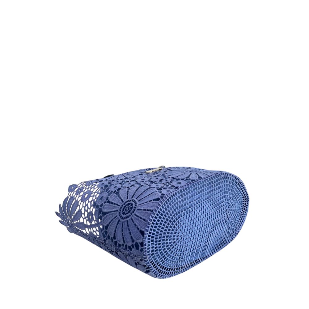 Baldinini Trend Blue PU Women Handbag | Regal Royce