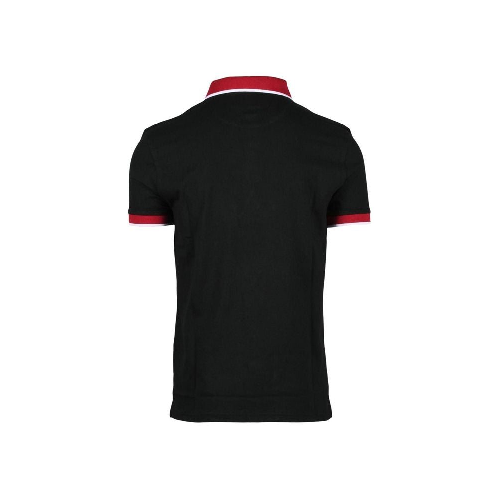 North Sails Black Cotton Polo Shirt | Regal Royce