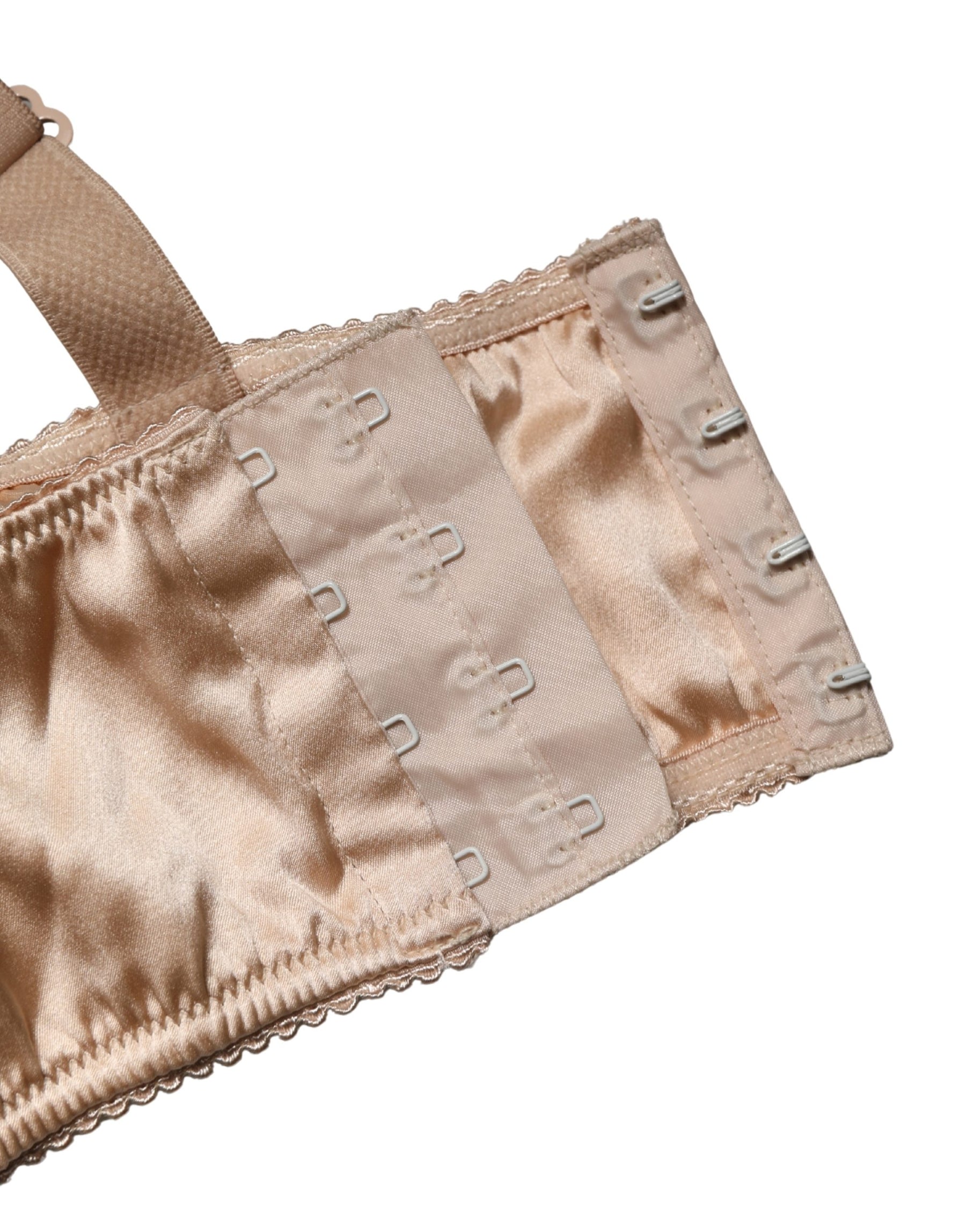 Dolce & Gabbana Beige Semi-Pad Underwire Balconette Bra Underwear | Regal Royce