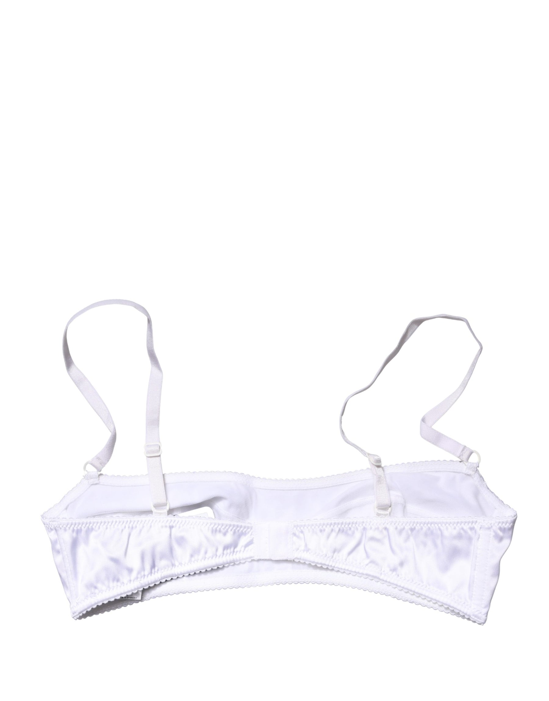 Dolce & Gabbana White Semi-Pad Underwire Balconette Bra Underwear | Regal Royce
