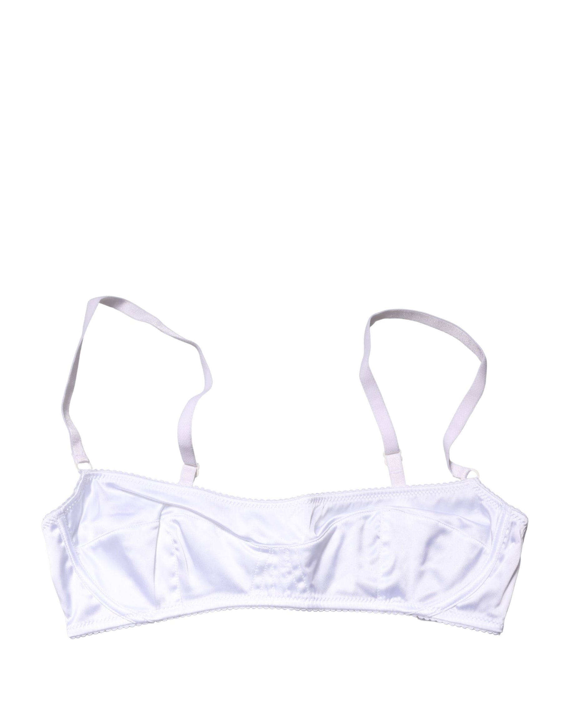 Dolce & Gabbana White Semi-Pad Underwire Balconette Bra Underwear | Regal Royce