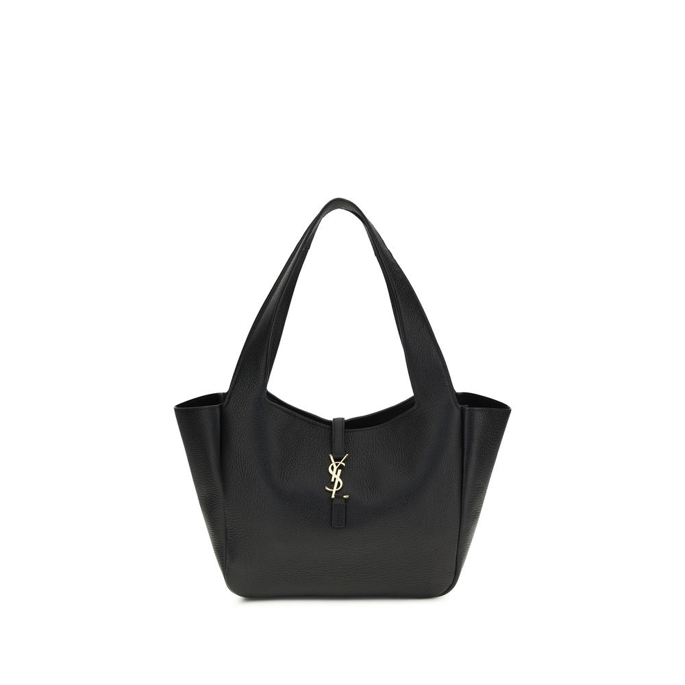 Saint Laurent Black Other Fibres Shoulder Bag | Regal Royce