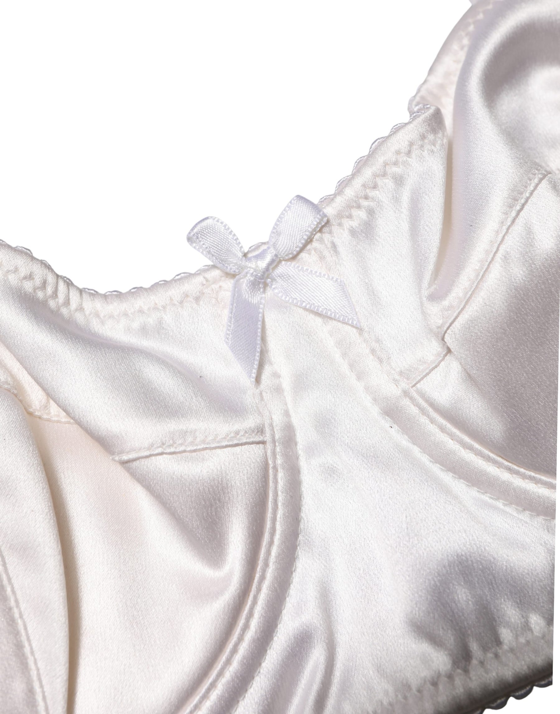 Dolce & Gabbana White Semi-Pad Underwire Balconette Bra Underwear | Regal Royce