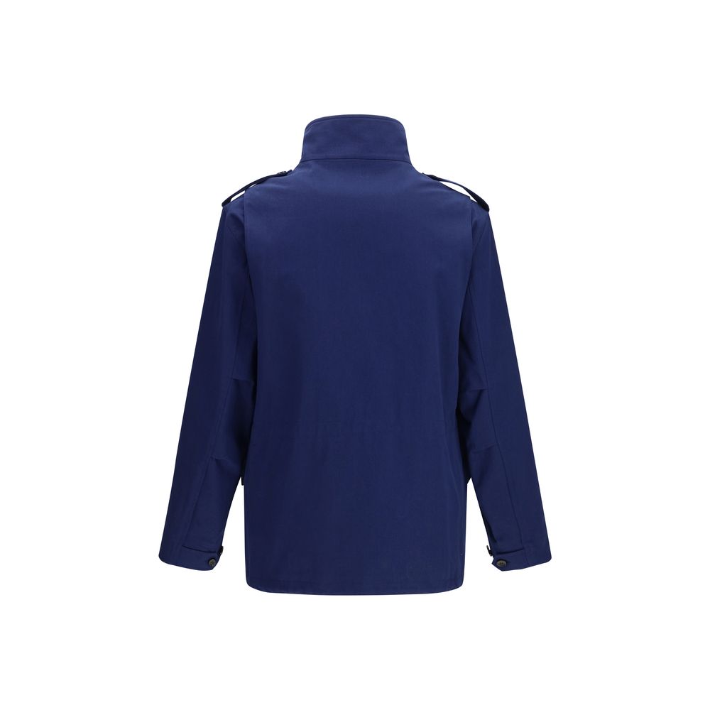 Valentino Blue Cotton Coat | Regal Royce