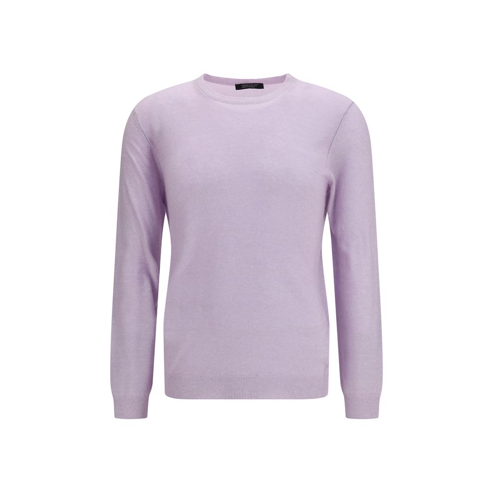 Aragona Cashmere Purple Cashmere Sweater | Regal Royce
