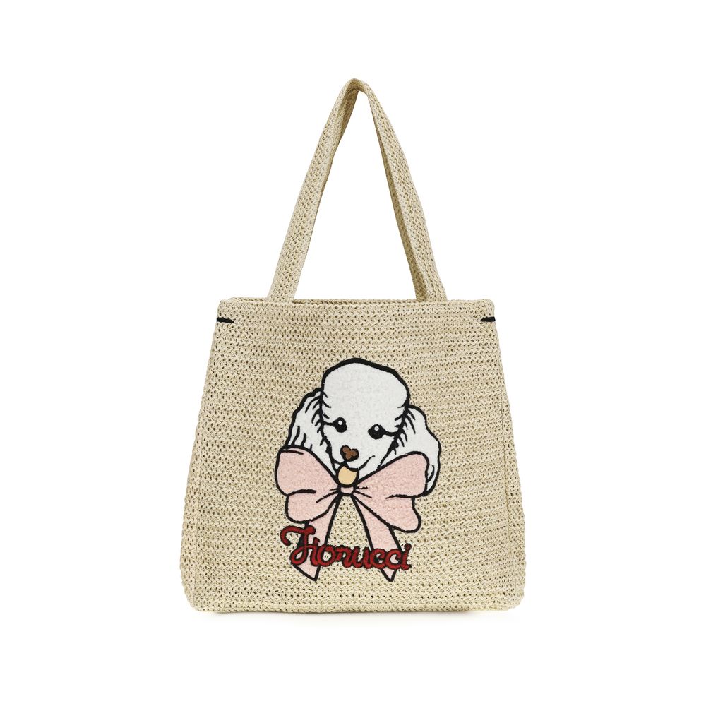 Fiorucci Beige Paper Shoulder Bag | Regal Royce