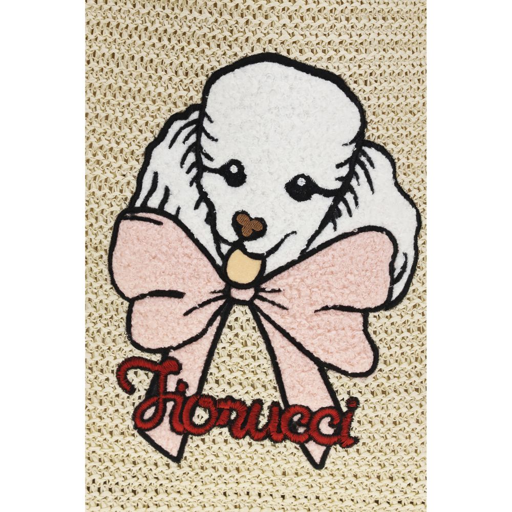 Fiorucci Beige Paper Shoulder Bag | Regal Royce