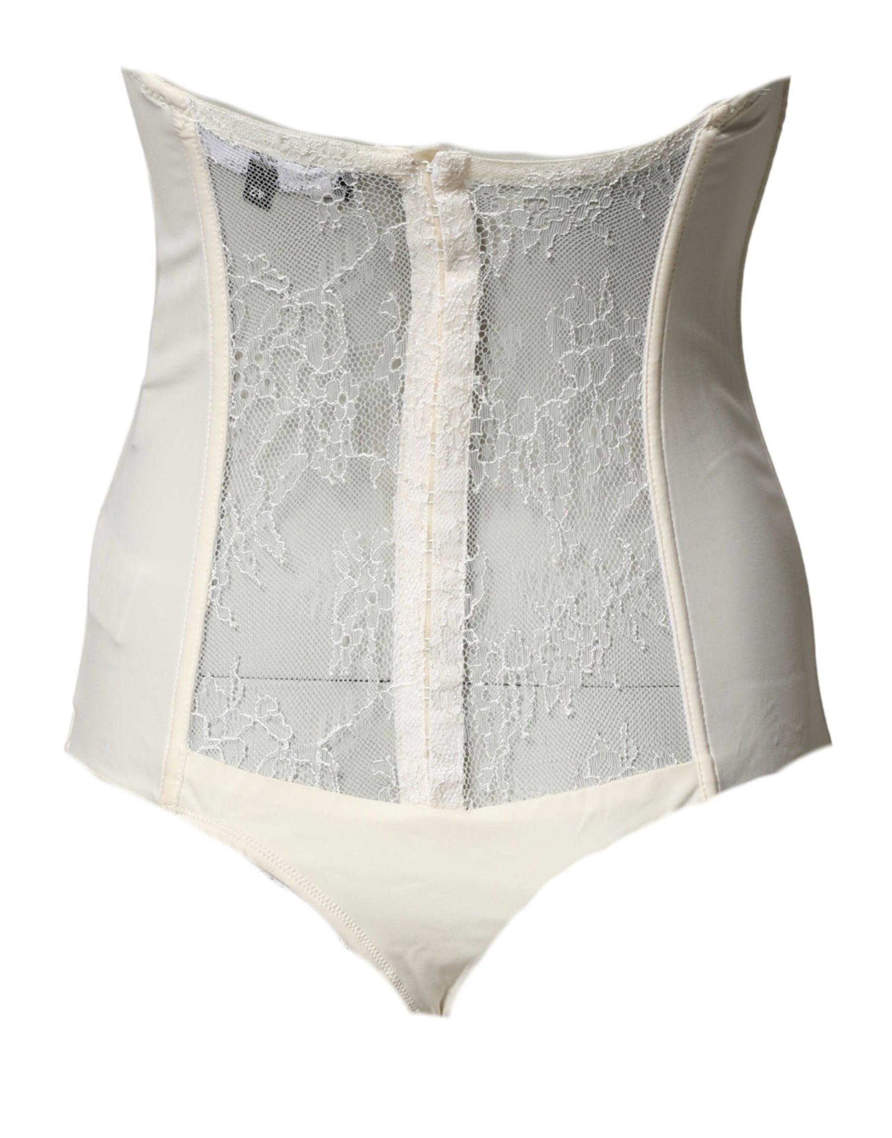 Elisabetta Franchi Off White Strapless One Piece Swimsuit Swimwear | Regal Royce