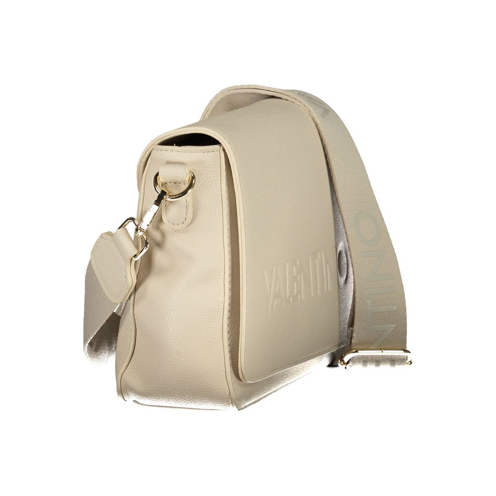 Mario Valentino Beige Polyurethane Women's Bag | Regal Royce