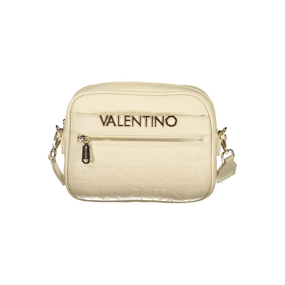 Mario Valentino Beige Polyurethane Women's Bag | Regal Royce