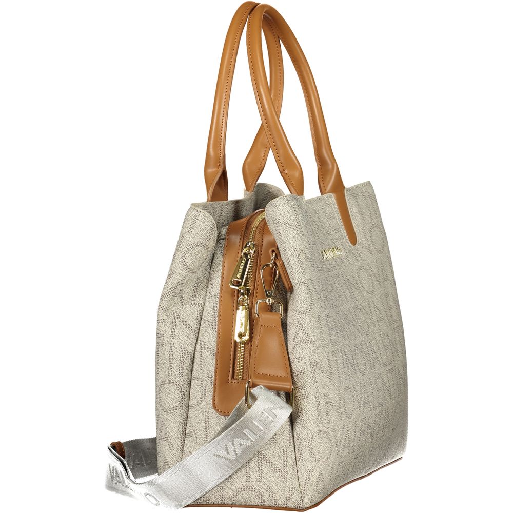 Mario Valentino Beige Polyurethane Womens Bag | Regal Royce
