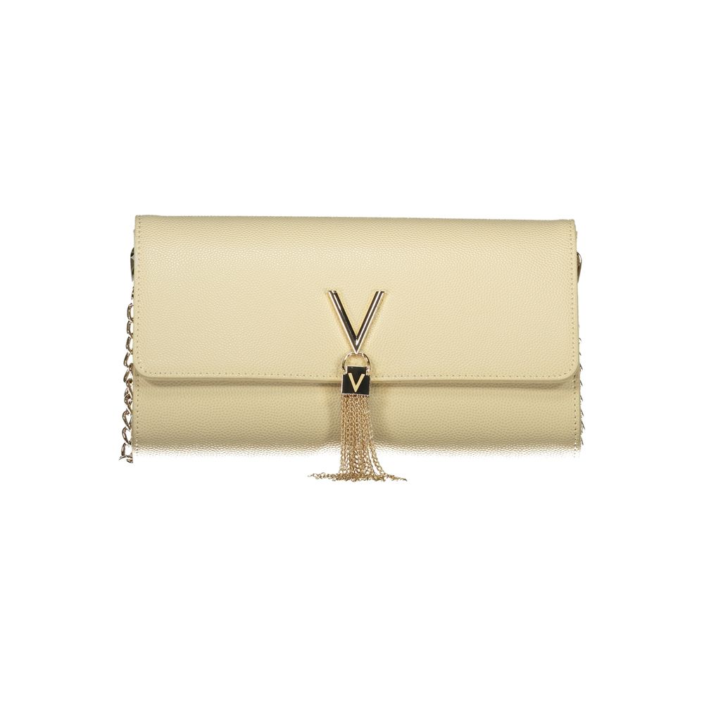 Mario Valentino Beige Polyurethane Women's Handbag | Regal Royce