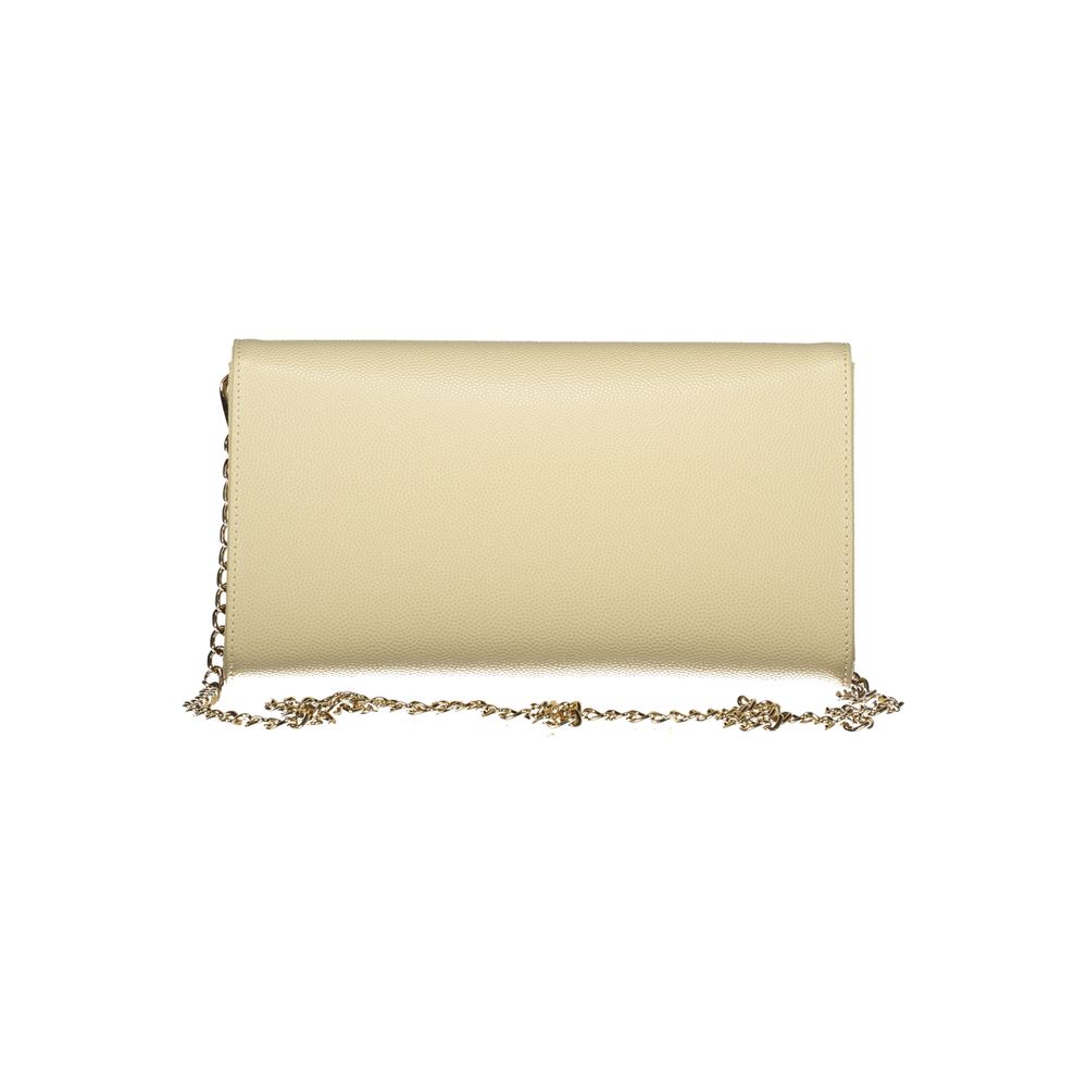 Mario Valentino Beige Polyurethane Women's Handbag | Regal Royce