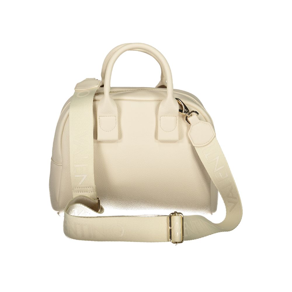 Mario Valentino Beige Polyurethane Women Bag | Regal Royce