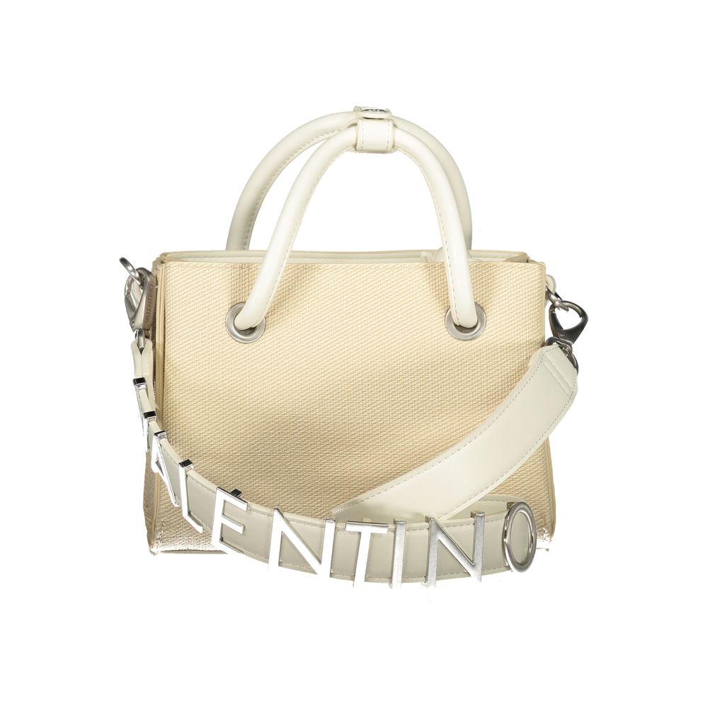 Mario Valentino White Polyurethane Women's Handbag | Regal Royce