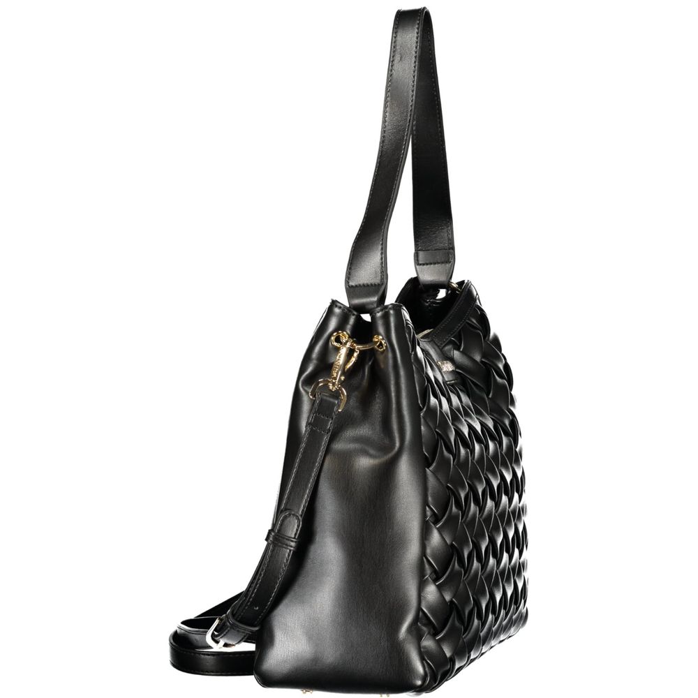Mario Valentino Nero Poliuretano Women Bag | Regal Royce