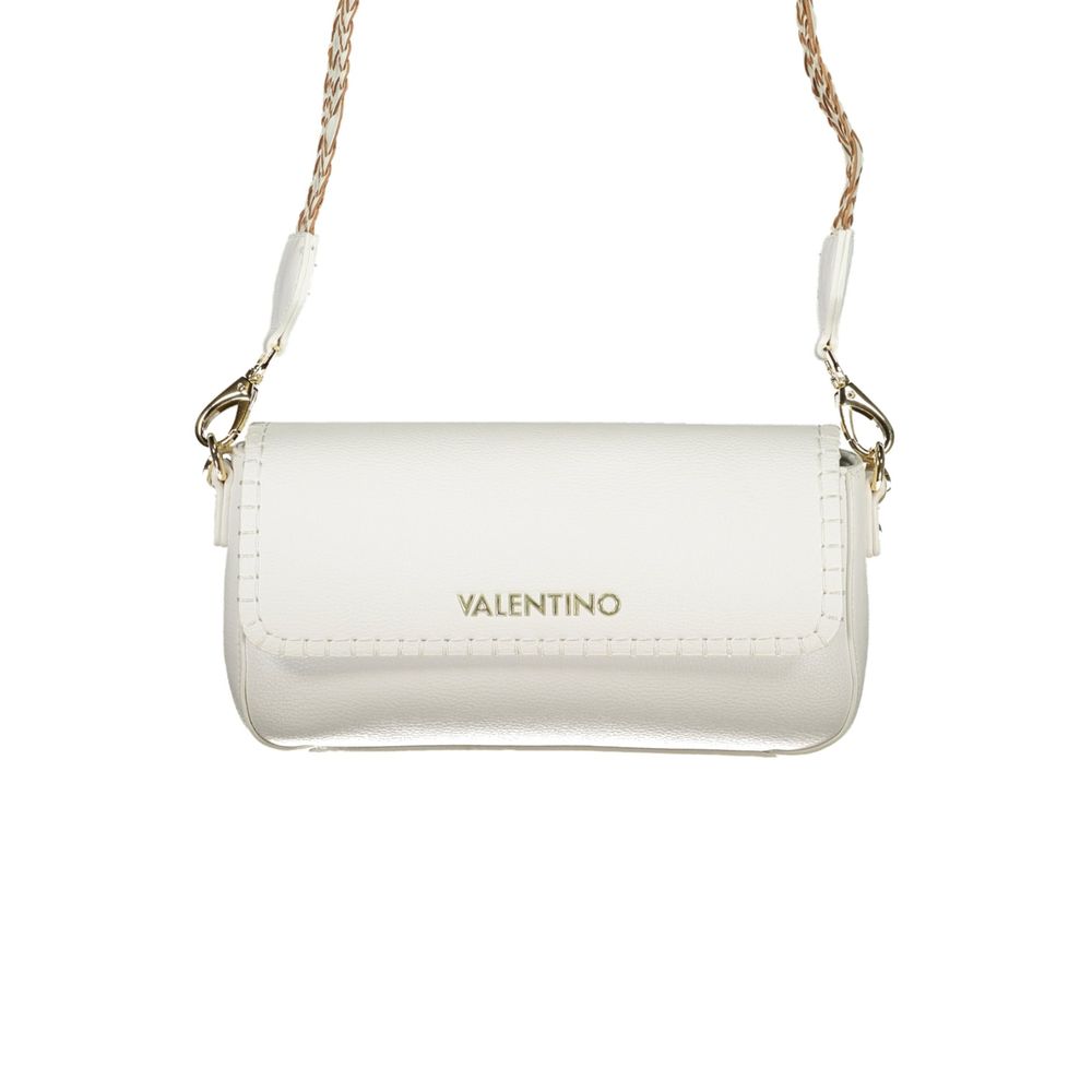 Mario Valentino White Polyurethane Womens Bag | Regal Royce