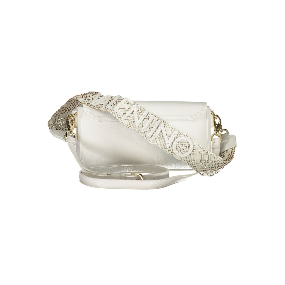 Mario Valentino White Polyurethane Womens Bag | Regal Royce